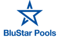 Blu Star Pools Logo | Normangee, Texas.